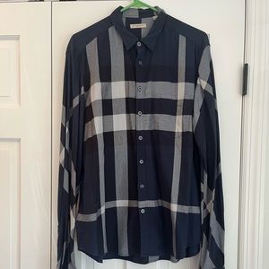 BURBERRY MENS DRESS SHIRT! Like new!!!! Worn once!!!